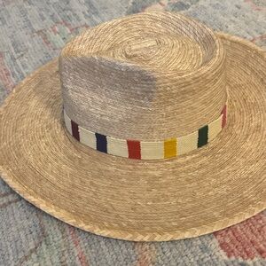 Sunshine tienda Stylish Straw Hat with Colorful Band